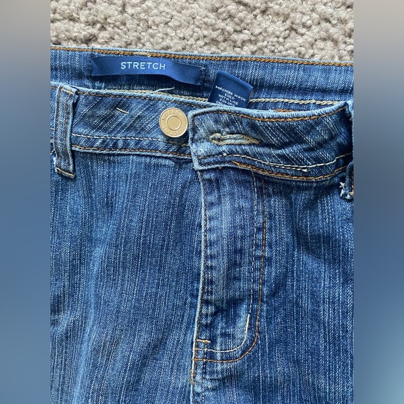 Bill Blass | vintage straight leg jeans stretch women’s size 12 denim dad jeans - Picture 11 of 14